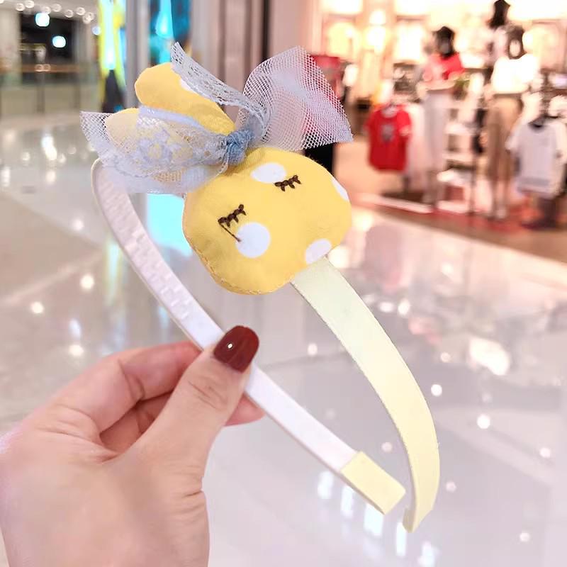 2024 Korean Green Headband & Hairpin for Girls - Trendy Douyin Style High-Value Headdress for Kids