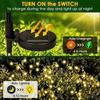 6/8/10 LED Solar Gartenleuchte Schwingende Solar Wasserdichte Glühwürmchenleuchte Außen Hof Terrasse Weihnachten Gartendekoration Warm & Mehrfarbig