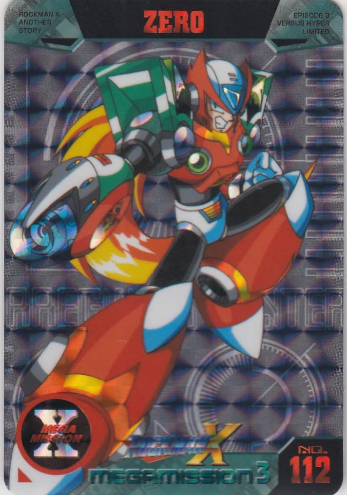 

[Отдельный элемент] № 112 НОЛЬ (Броня Икс) Мега миссия Carddass Rockman X (Перепечатка версии)