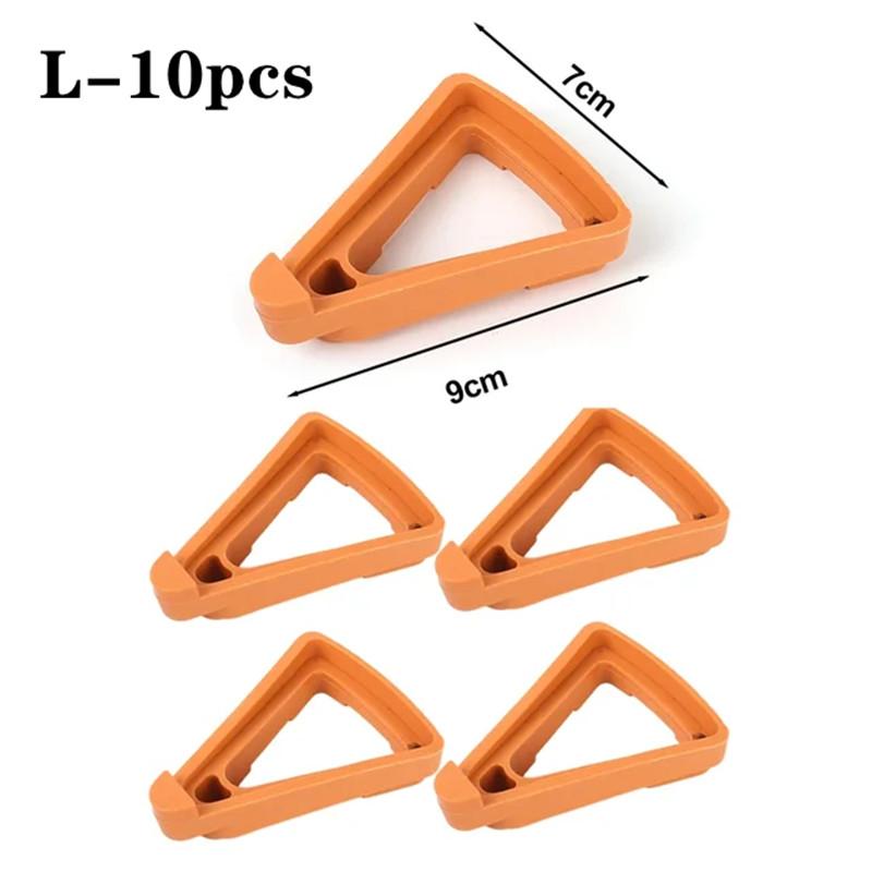 10/5pcs Plant Flower Pot Feet Stand Ventilation Base Raised Flower Pot Foot Pad Breathable Triangle Tray Garden Supplies
