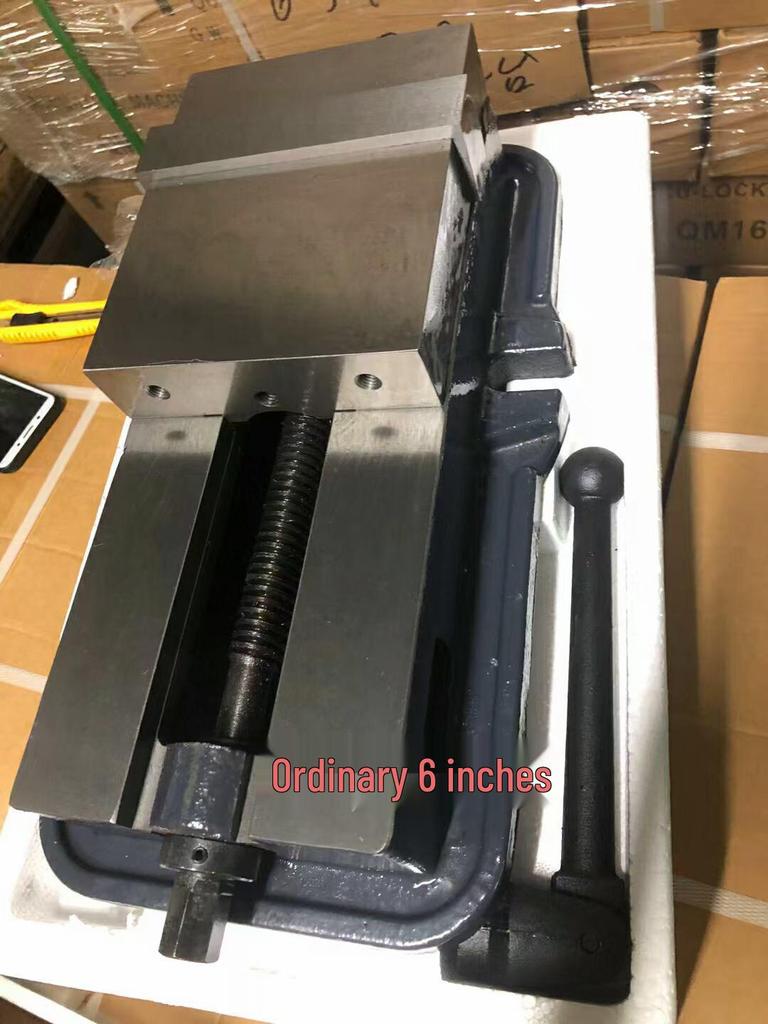 6-Inch Heavy Duty Milling Machine Vise with 160mm Jaw Opening, Ideal for Drill Press and Grinder, Includes Wrench