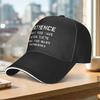 Unisex Adjustable Duckbill Baseball Cap With Patience Letter Print Lightweight Sports Casual Hat For Men Women