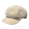 New British style duck tongue octagonal hat autumn and winter wide brim versatile face small beret fashion temperament painter hat