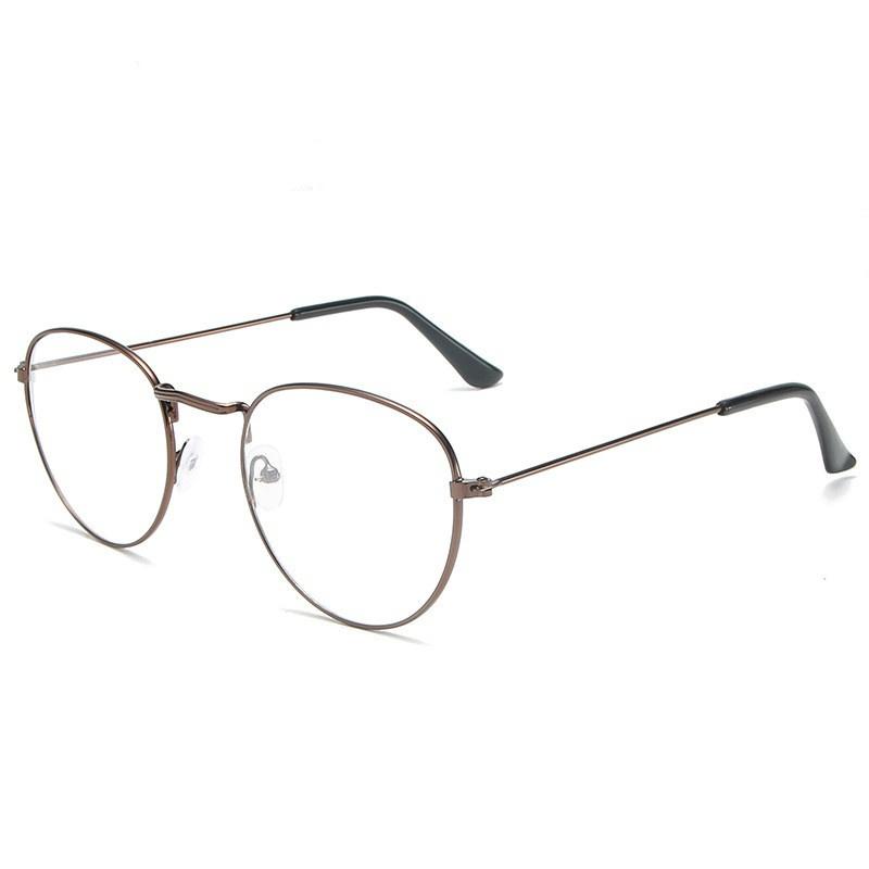 Classic Round Shape Reading Glasses Metal Material Frame Clear Glasses Men Glasses MIRROR Men Women Eye Glasses for Women