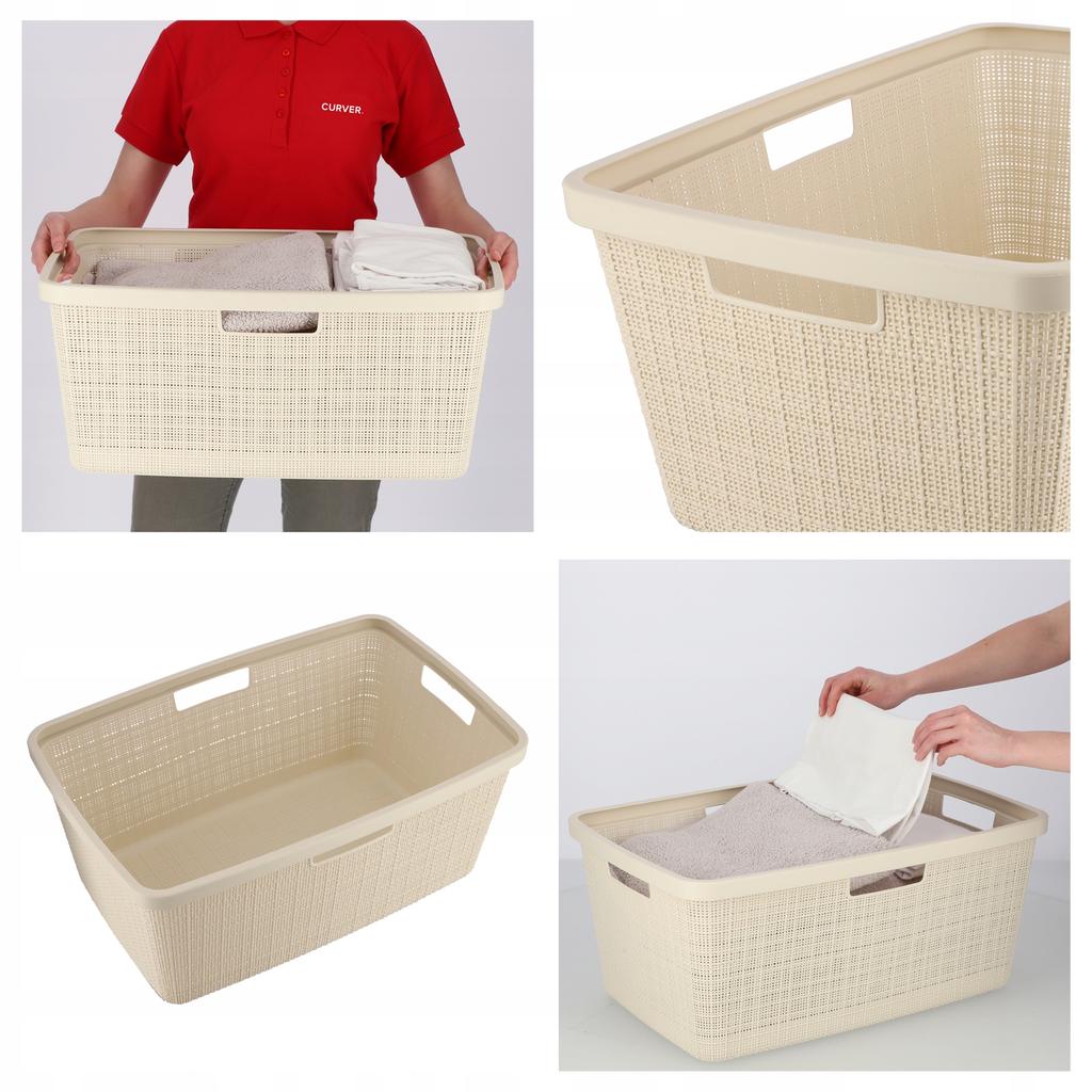 CURVER Wäschekorb für die Mangel 46 L