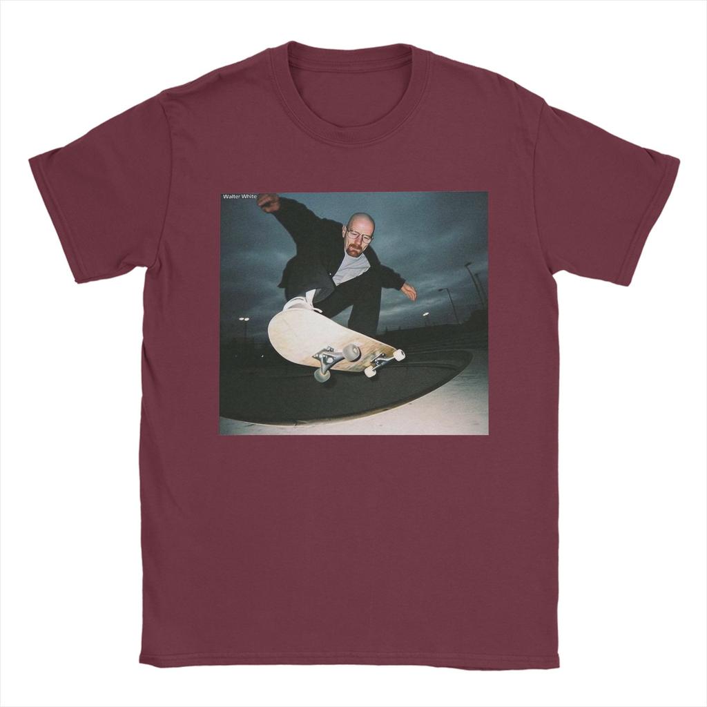 Breaking Bad Heisenberg Pánská trička Walter White Skate Zábava 100% bavlna Tričko Kulatý výstřih Krátký rukáv Trička Topy
