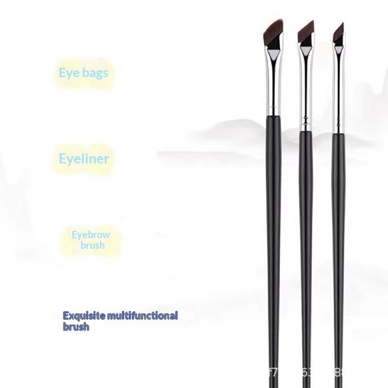 Precision Lining Blade Eyeliner Brush Thin Fine Angled Flat Eyebrow Brush for Sharp Eyeliner Undereye Detail Brow Filling Makeup