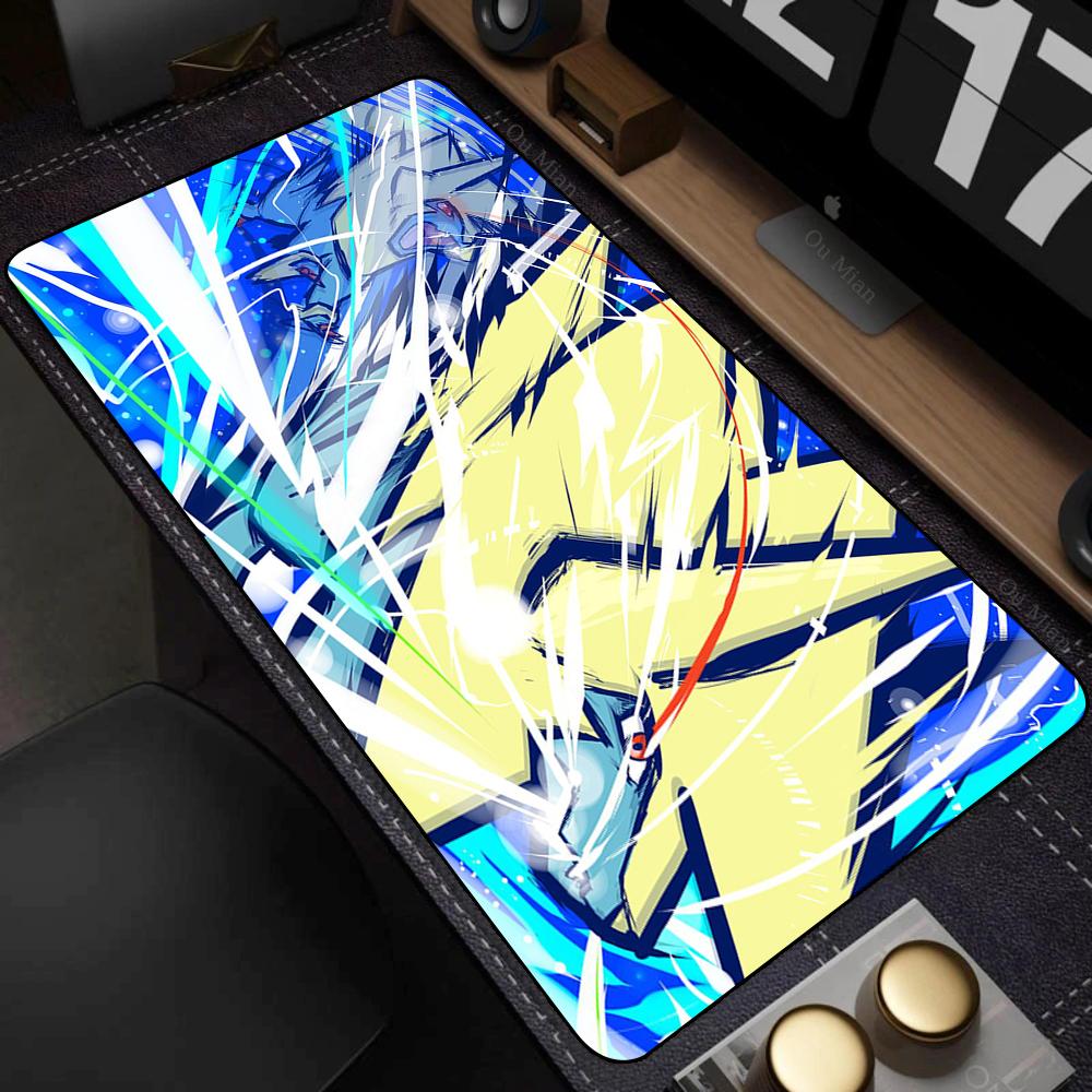 Large Kawaii Mouse Pad Laptop Non Slip Gaming Keyboard Mats Rug New Japan Anime P-pokemon Mousepad XL Gamer Cabinet elf Desk Mat