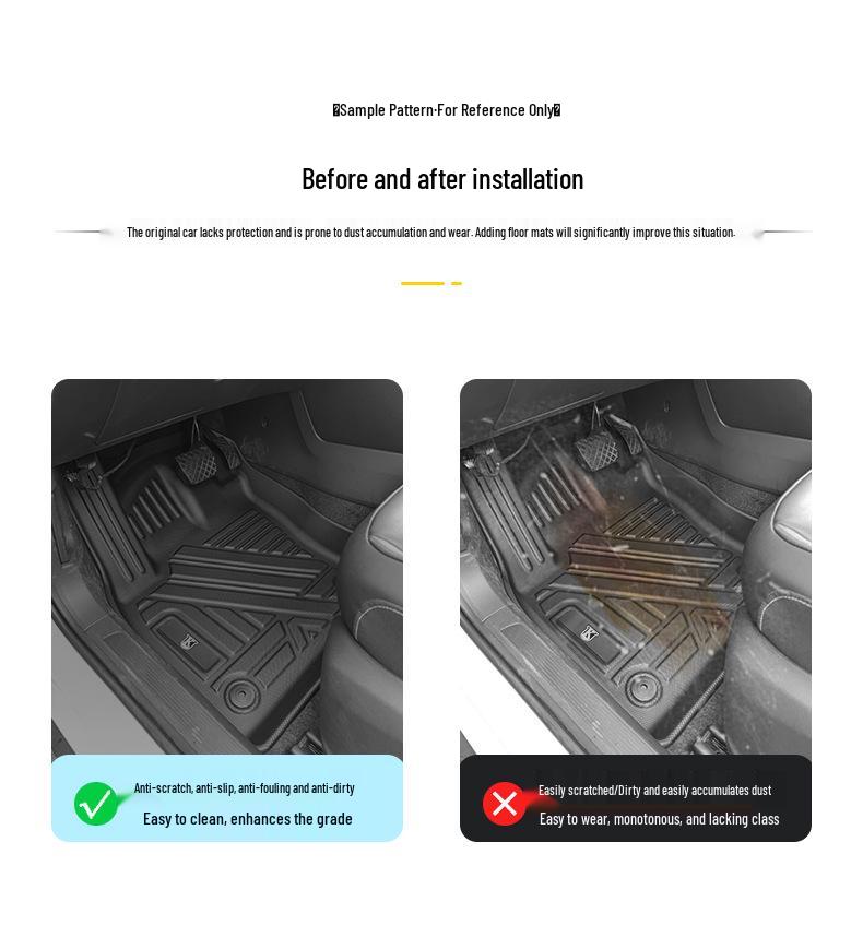 2023 Ford Maverick Waterproof TPE Floor Mats - Eco-Friendly & Odorless