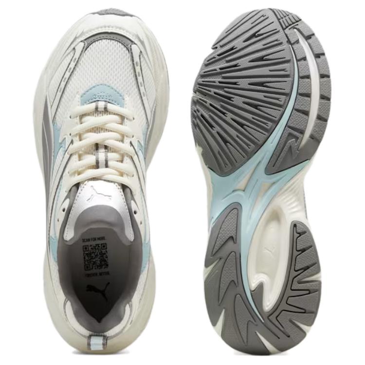 Puma Morphic White Grey Unisex Lifestyle Shoes 392724-34