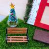 Christmas Door Mailbox Wooden Garland Broom Bucket Miniature Festive 1/12 crafts Toys