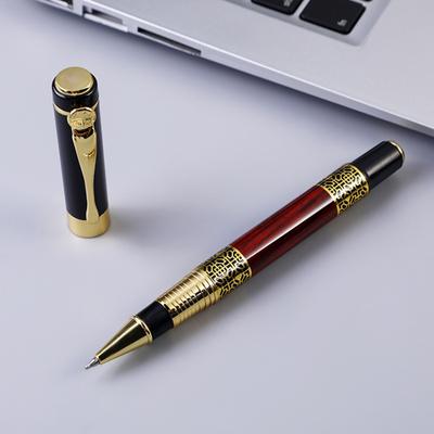 Neu! Klassischer Signaturstift Holzmaserung Business Kugelschreiber auf Wasserbasis Metallspitze Schreiben 0,5 mm Geburtstag