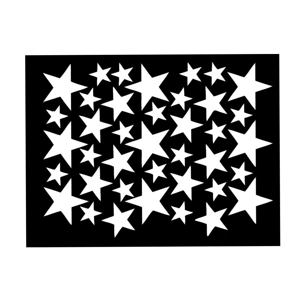 39Pcs Stars Wall Stickers Baby Room Nursery Wall Decals Removable Home Decor