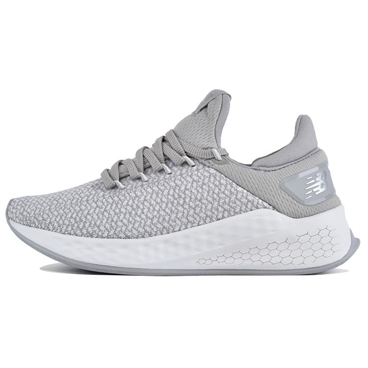 

New Balance Fresh Foam Lazr V2 Low Top Grey Gray White Women s WLAZRSW2 36.5