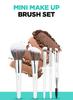 Fillimilli Mini Makeup Brush Set 5 5 with Pouch MINI MAKE UP BRUSH SET Cheek Shading Eyebrow Face Brush Fillimilli Korean Cosmetics Olive Young