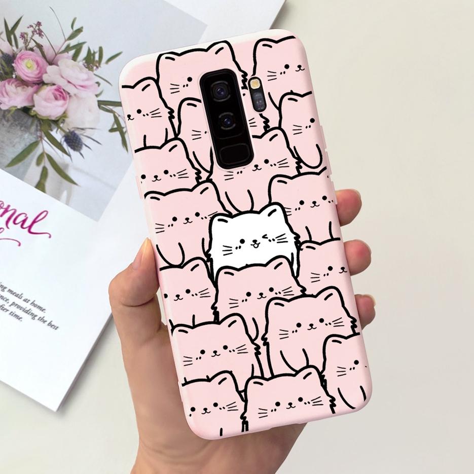 For Samsung Galaxy S9 Plus Case Unique Candy Painted Cover Soft Silicone Phone Case For Samsung S9 Plus S9+ GalaxyS9 Full Bumper