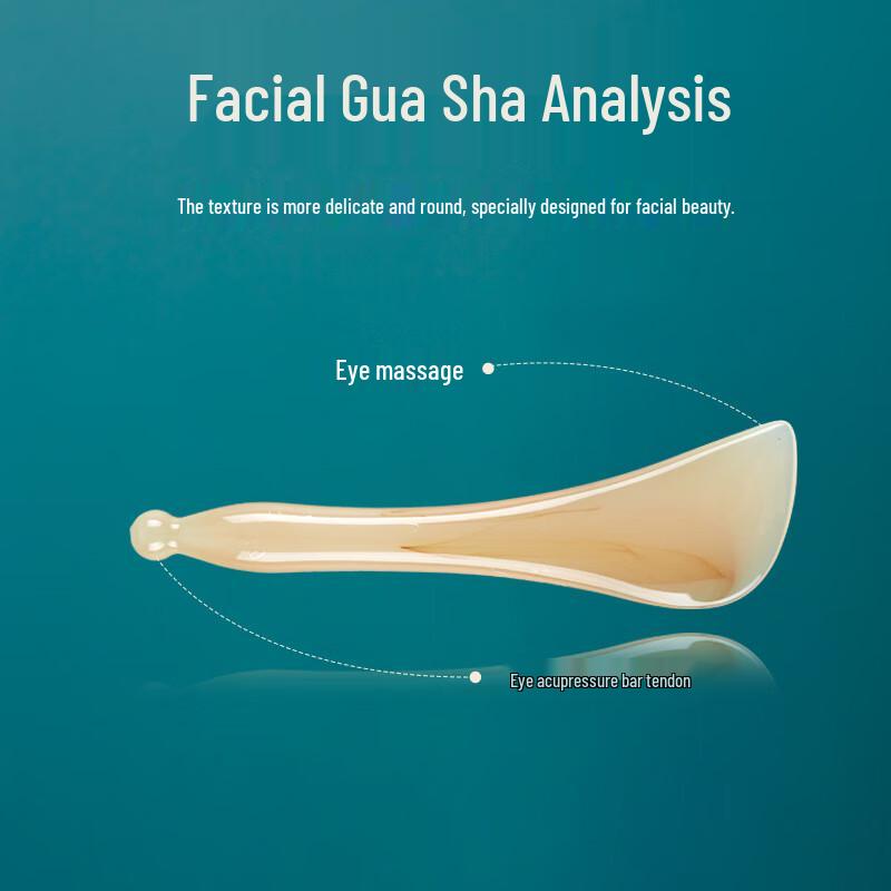 Imitation Ox Horn Gua Sha and Meridian Stick Set