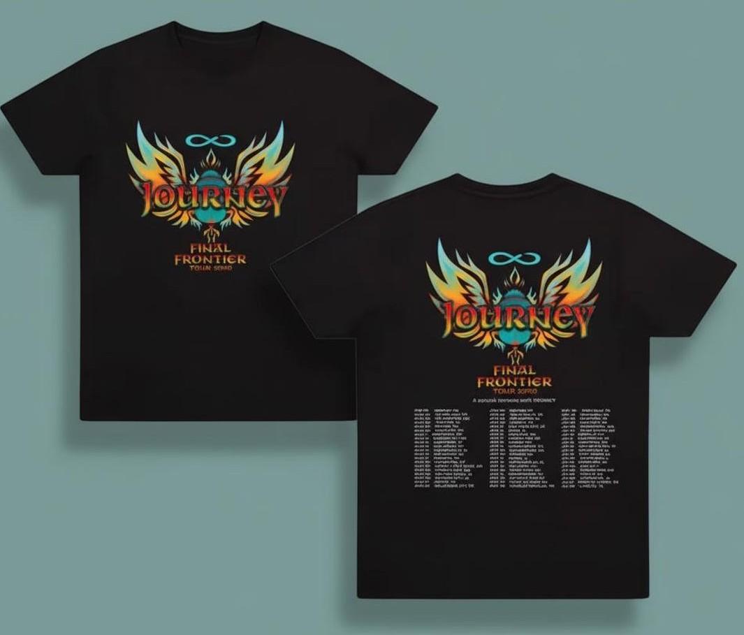 Final Frontier Tour 2026 Shirts Journey Band shirt Cotton Unisex PP2766 XXL