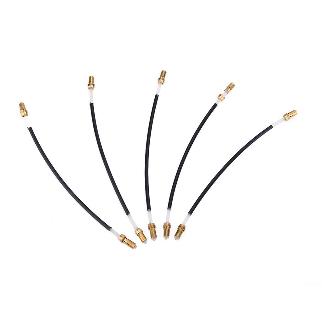 5Pcs Nylon Tailgut Tail Gut Tailcord with Brass Screw Connector for 3 4 4 4 Violin