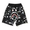 Pantaloncini Casual Bape Shark Camo da Uomo Estivi da Spiaggia Board Shorts a 5 Tasche Pantaloncini da Campo Streetwear