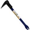 Senkichi Crowbar, Blacksmith Nail Puller, 160mm Overall Length, for Nail Removal Work, Hammerhead, Black and Navy Two-tone, 1cm Depth X 16cm Height X
