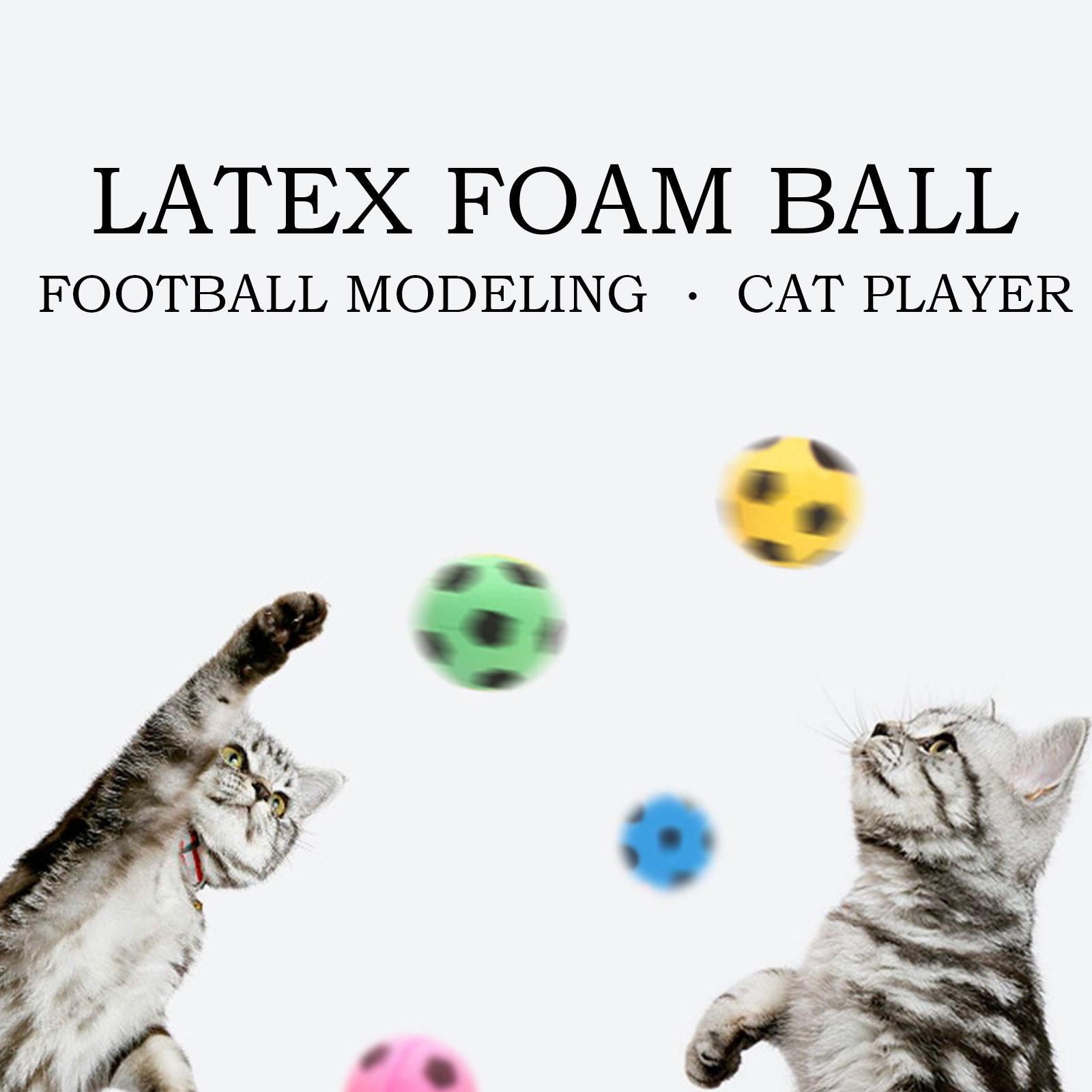 Игрушки для домашних животных Губка Футбольные мячи Игрушка для кошек Спортивные игрушки — фото 5
