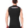 3mm Neoprene Wetsuit Top Vest Thermal Warm Sleeveless Vest for Diving Surfing Swimming Sailing