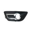 Front Bumper Chrome Cover Fog Light Lamp Cover Frame Cap Car Styling For Citroen C4 2008 2009 2010 2011