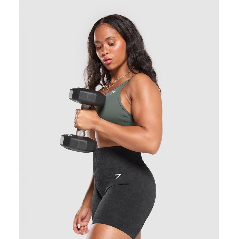 Gymshark Sujetador Deportivo Back Gains Pizarra Teal B8a5u Tbnh