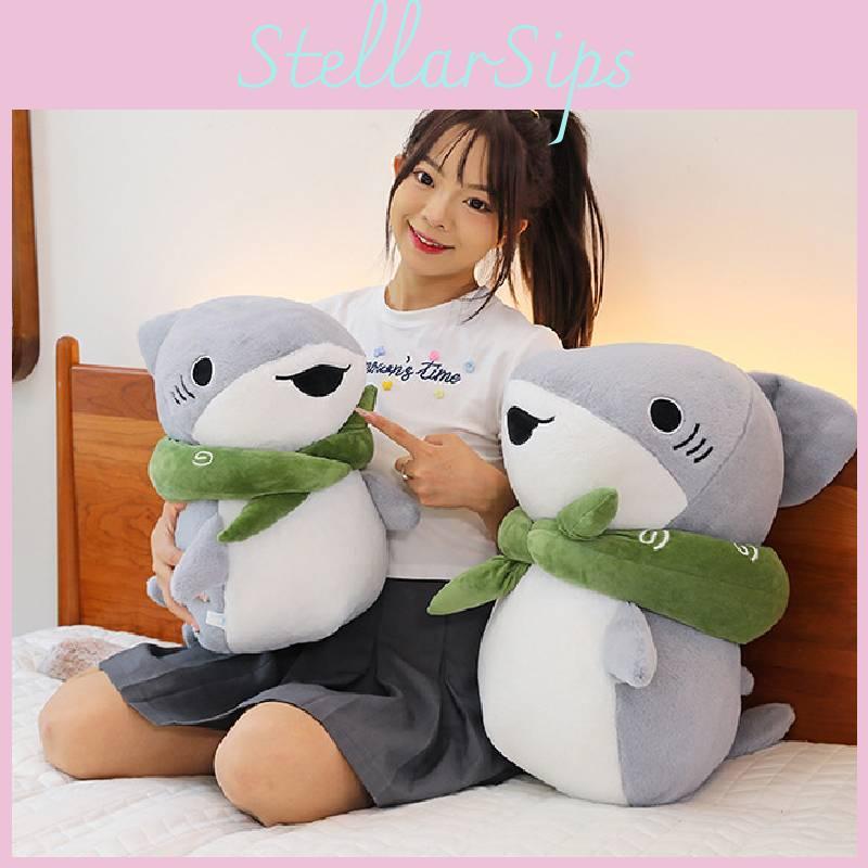 Toys Plush Shark Cartoon Animal Stuffed Doll Room Sofa Decoration Gifts Kids