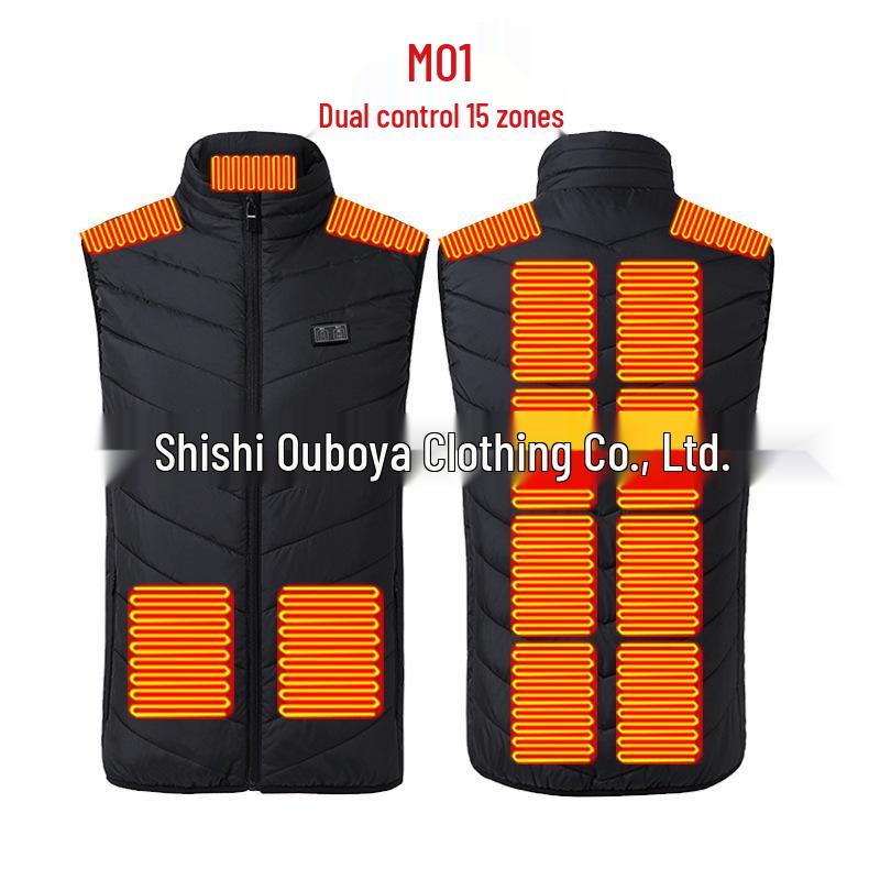Unisex Heated Vest: Intelligent Temperature Control, Warmth-Retaining Winter Sleeveless Jacket
