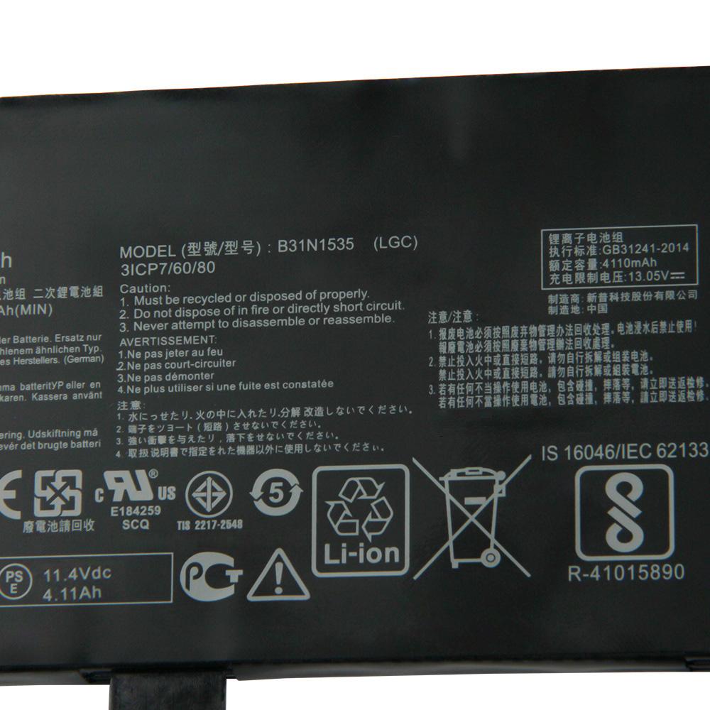NEW Replacement Battery B31N1535 For ASUS ZenBook UX310 UX310UA/UQ UX410 UX410UA /UQ BX310 RX310U 4240mAh with Tools