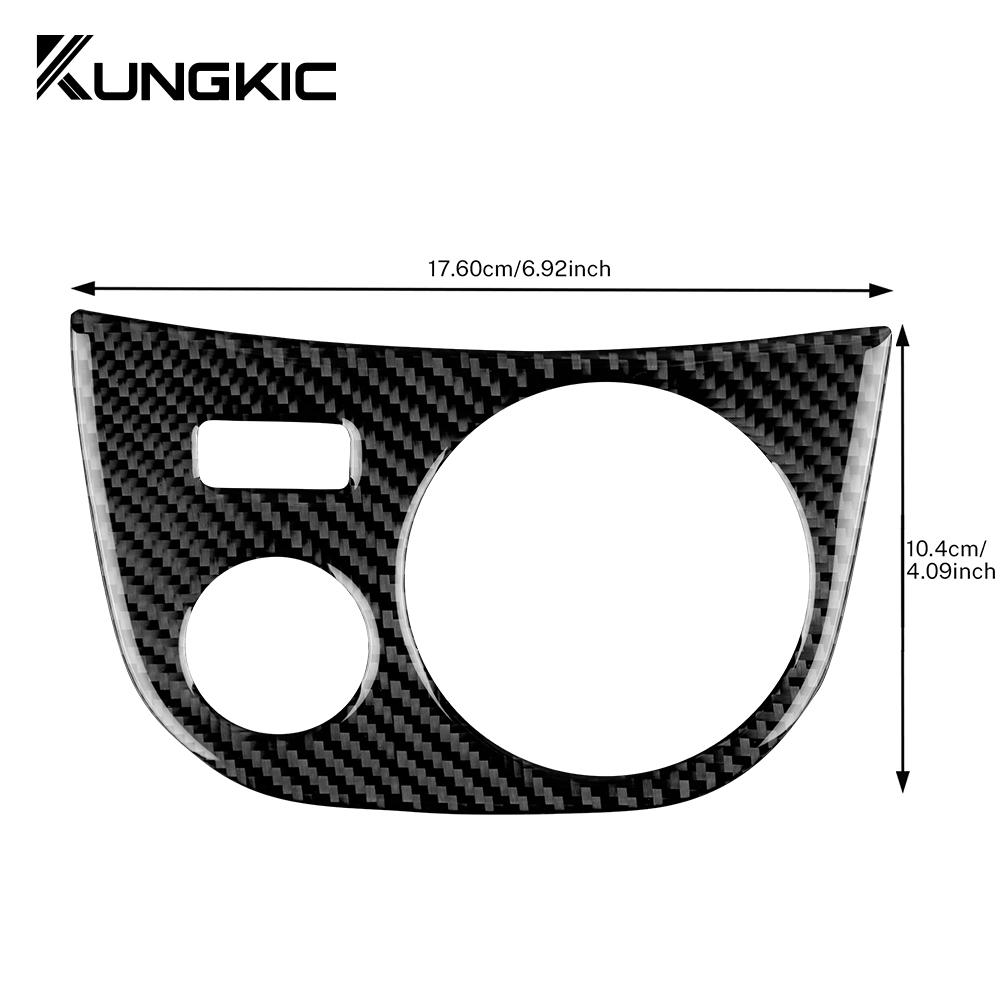 Real Soft Carbon Fiber Sticker For Seat Leon 2005 2006 2007 2008 2009 2010 2011 2012 LHD RHD Car Cup Holder Panel Accessories
