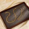 Sexy Gold Color Bead Double Layered Waist Chain for Women Simple Metal Geometric Snake Chain Belly Chain Body Jewelry Gifts