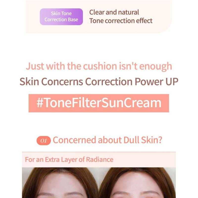 Milk Touch - Snow Tone Filter Sun Cream - 3 Colors