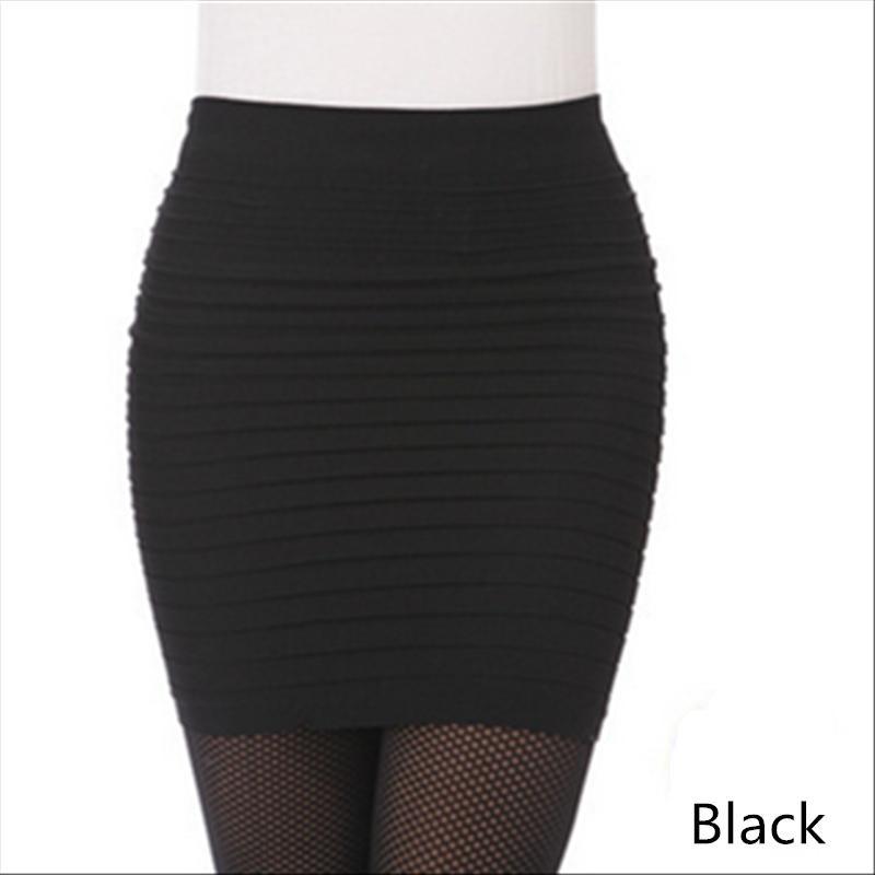 Women Elastic Package Hip Skirt Step Skirts