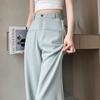 Lekkie i oddychające spodnie garniturowe dla kobiet ze swobodnymi spodniami z szerokimi nogawkami
