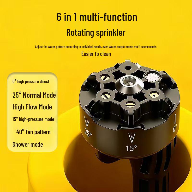 Rechargeable Wireless High-Pressure Car Washer - Lithium Battery Powered High-Power Water Gun for Household Car Cleaning