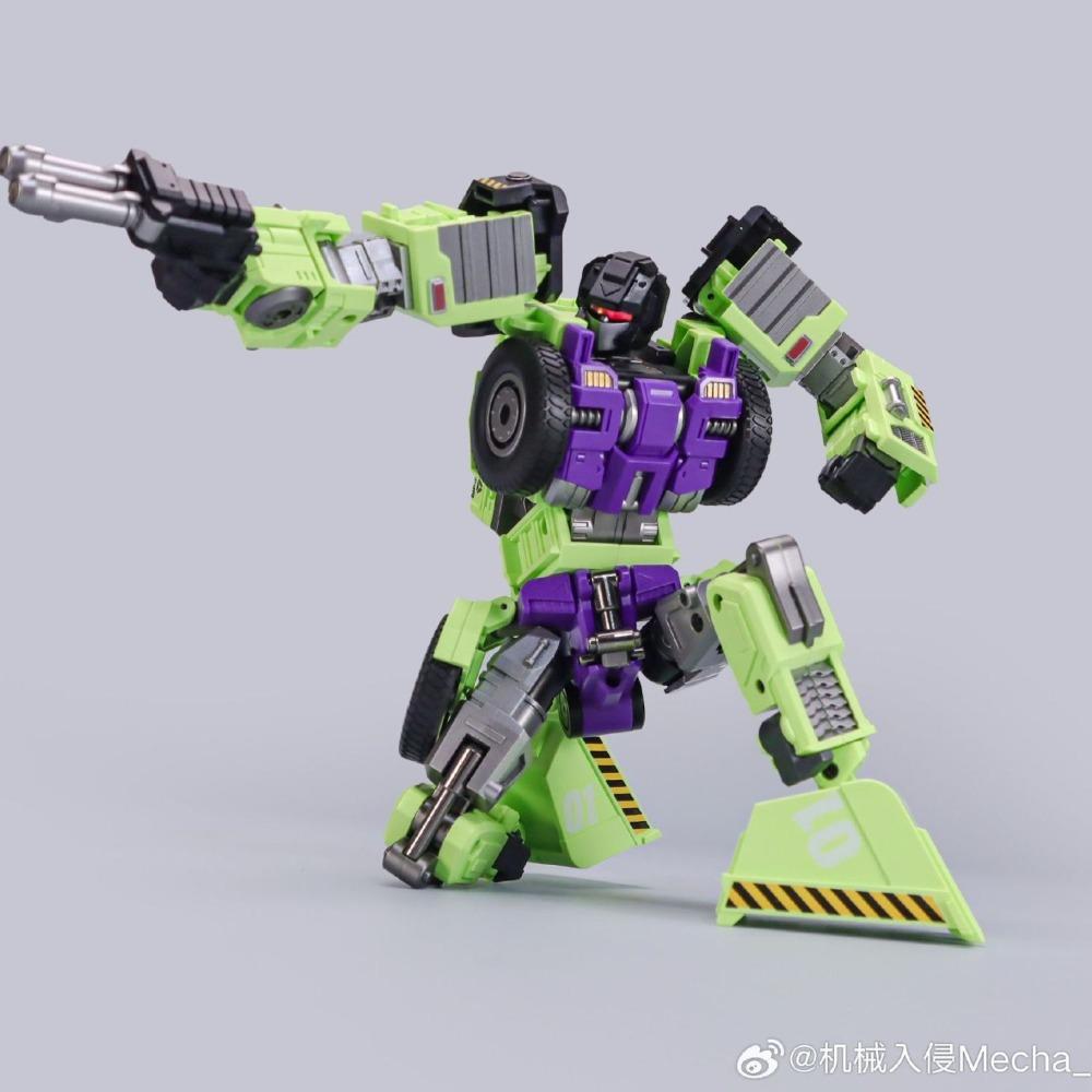 GLA-01 GLA-02 Invasione Mecha LEGIONE GIGANTE Devastator Trasformazione Scrapper Mixmaster Action Figure Robot 100% Collezione Regalo