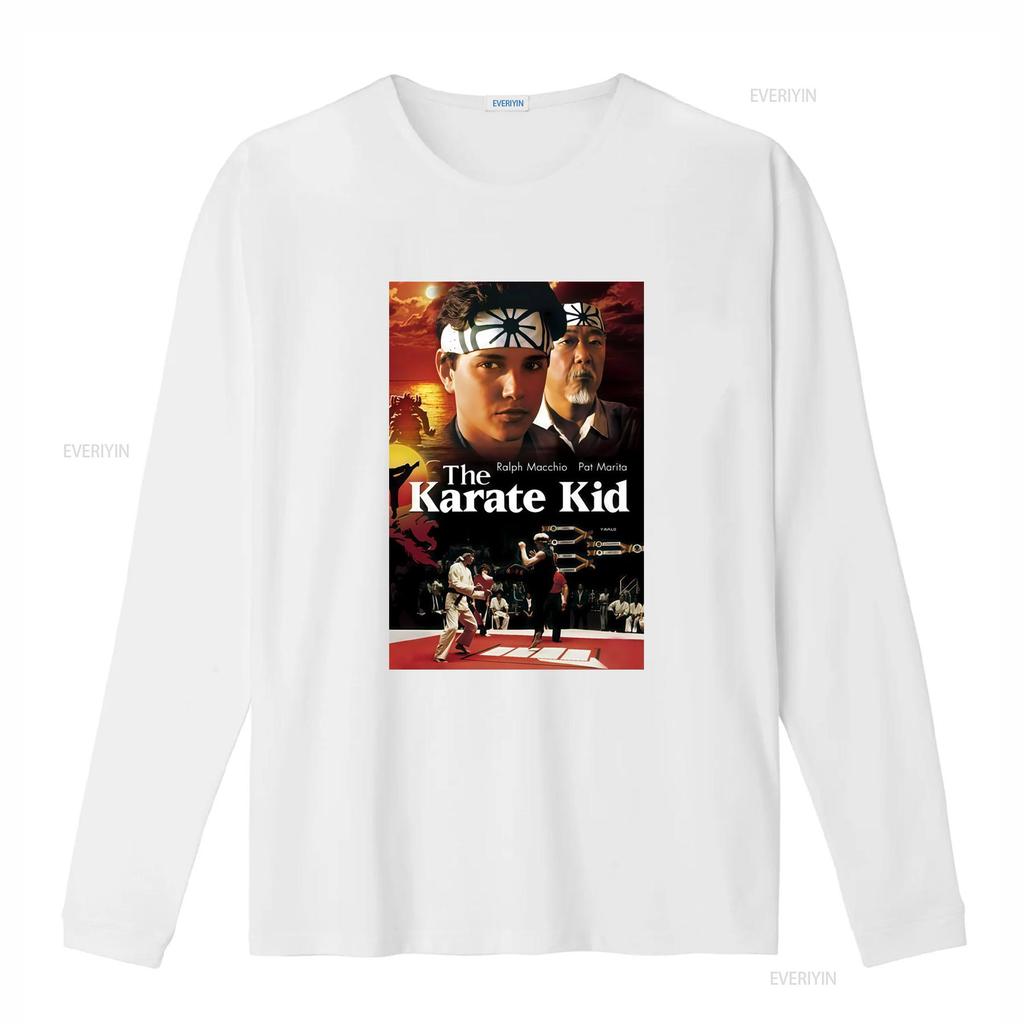 The Karate Kid Movie Classic Film 80s 90s Poster T Shirt Kobra Kai Design Vintage Washed Top For Everyday Wear Slightly Fashion
