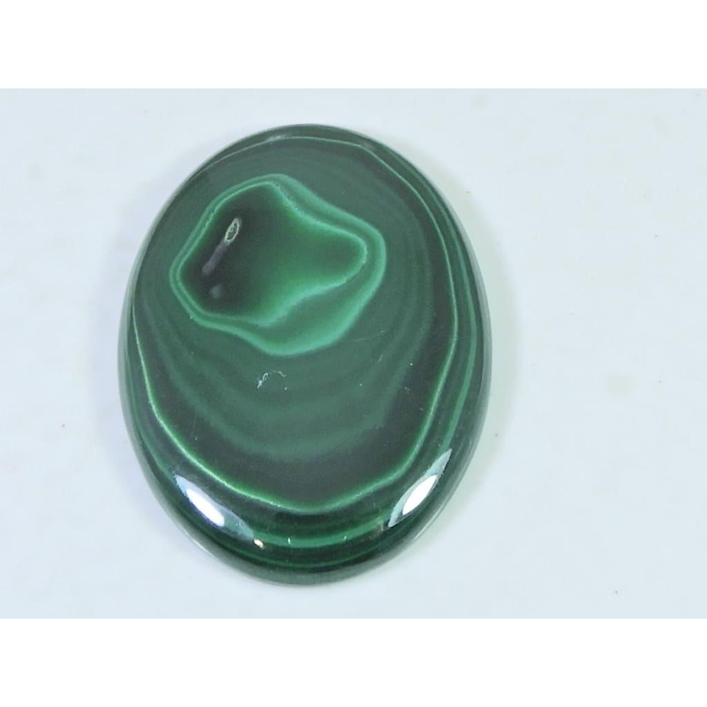 31X43X06 MM Natural Green Malachite Oval Cabochon Loose Gemstone 103Cts. C-1678