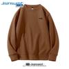 Jeanswest Men's Heavyweight Waffle Knit Round Neck Sweatshirt