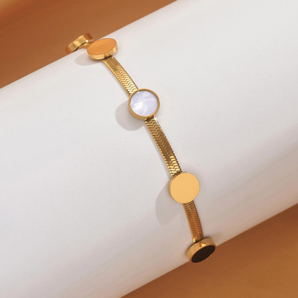 316L Stainless Steel Link Chain Bangle Bracelet for Women Fashion Charm Bracelet Girl Wristhand Jewelry Casual Party Gifts