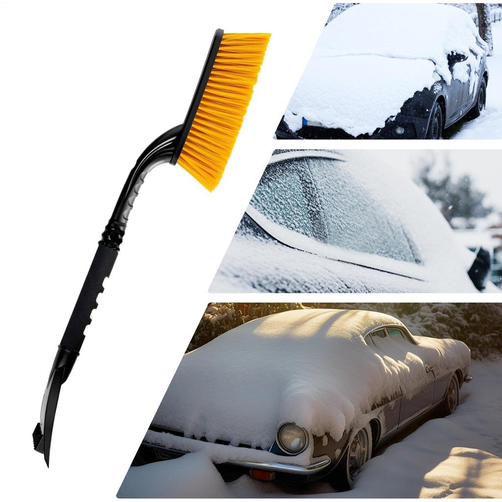 New Snow Brush For Car Windshield Ice Scraper Snow Brush Automotive Winter Accessories For Cleaning Trucks Vehicles Window Hood