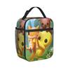 Wobblys Life Gaming Funny Insulated Lunch Bag Cooler Bag Reusable,Lunch Container Hot Games Portable Tote Lunch Box Girl Boy