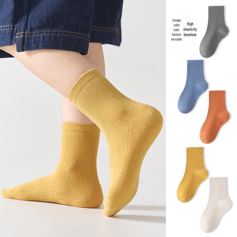 

Мультяшные корейские хлопковые детские носки - Весна, Осень и Зима, Средней длины для мальчиков и девочек 9-12 years (fits shoe size 32-36)