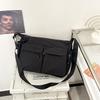 Unisex Large Capacity Tote Bag, Water Resistant Casual All-Match Crossbody Shoulder Bag