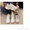 Fashion Summer New Women Dad Shoes Mesh Breathable Casual White Sneakers Thick Sole Fashion