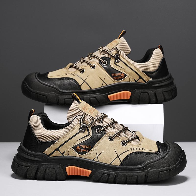 Mountaineering Autumn and Winter Sports Leisure Work Wear-resistant Height-increasing Labor Insurance Shoes