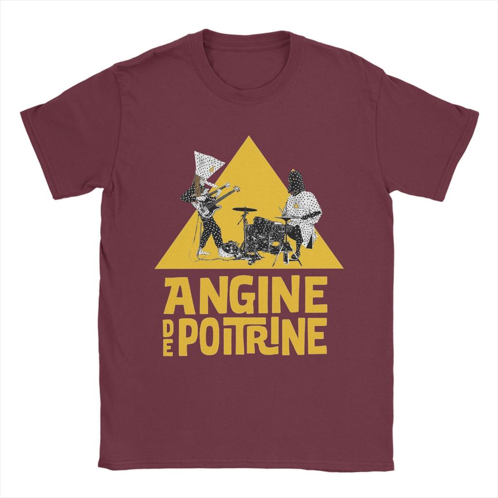 Angine De Poitrine T Shirts Unisexs Pure Cotton Unique TShirt Crewneck Tees Short Sleeve Clothing Plus Size